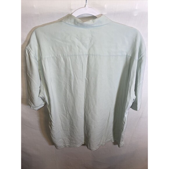 Tommy Bahama Casual Shirt Men’s Size Large Mint Green Short Sleeve Button Up - Picture 8 of 12